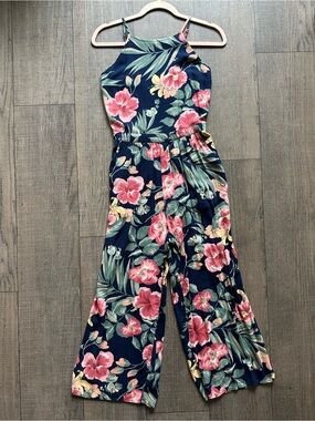 Hollister floral jumpsuit size S